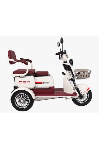 Csn Smart Elektrikli 3 Tekerlekli Motor Kırmızı