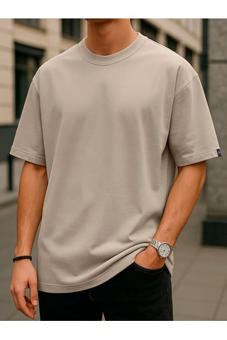 Tlıton.lımıted Yazlık Oversize Tişört 336331954 Bej