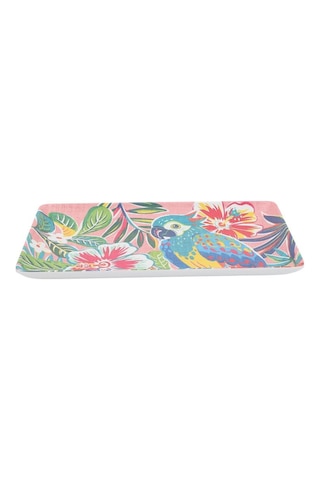 Lucky Art Tropea Melamin Dikdörtgen Sunumluk 26cm Dıo30043 Çok Renkli