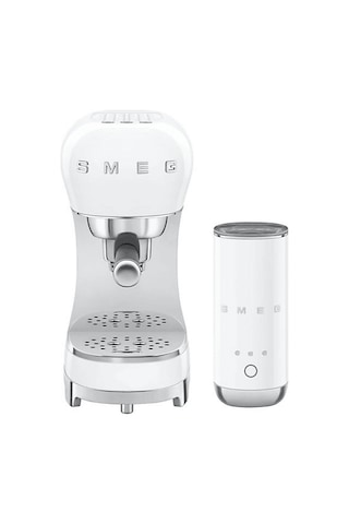 Smeg ECF12WHEU Süt Köpürtücülü Manuel Espresso Makinesi