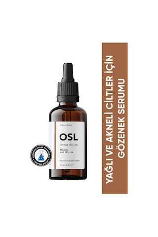 OSL Omega Skin Lab Yağlı Ve Akneli Ciltler İçin Mandelic Ha Serum 30 ML