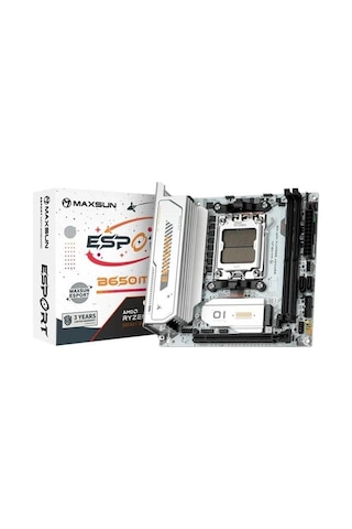 Maxsun Ms-esport B650ıtx Wıfı Ice Ddr5 Hdmı-dp Pcıe 5.0 Am5 Mıtx
