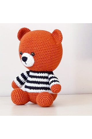 Amigurumi Örgü Oyuncak Ayı Kahverengi