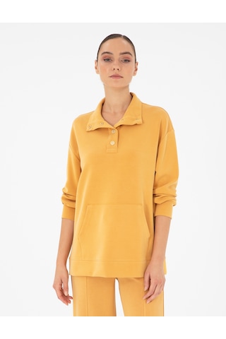 Pierre Cardin Kadın Safran Sweatshirt 50290903-vr043 Safran