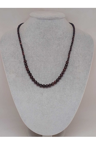 Yasamtohumu Galaksi Serisi Lal Granat Garnet Taşı Tasarım Kolye Çok REnkli Çok Renkli