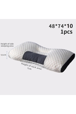 Yüksek Yeni Boyun Yastığı Uykuya Yardımcı Olur Ve Boyun Servikal