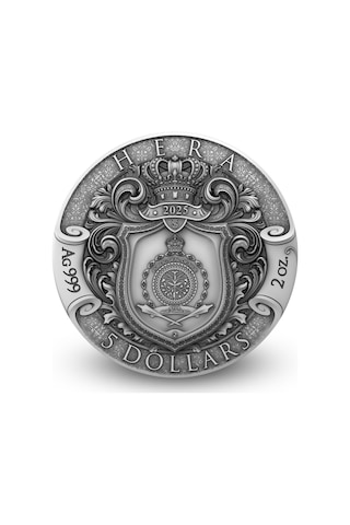 Agakulche Hera Altın Kaplama Gümüş Sikke Coin