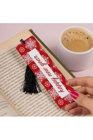 Happy New Year Tasarımlı Kitap Ayracı