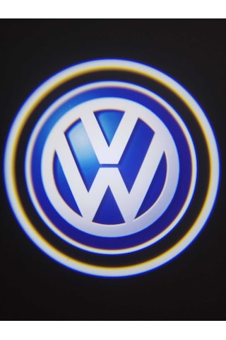 Volkswagen Kapı Altı Logo Lamba Pilli Sensörlü Kolay Montaj