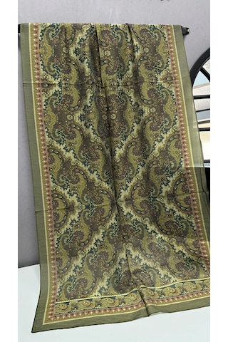 Aminenesil Modal İpek Şal Haki Renk 75217263