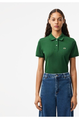 Lacoste Regular Fit Kadın Polo T-shirt Koyu Yeşil