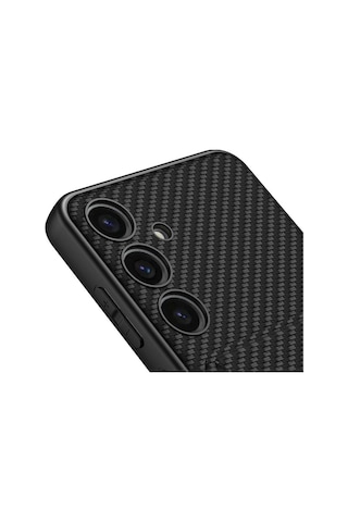Galaxy S24 Plus Suni Deri Arka Yüzey Zore Kartlıklı Kıpta Silikon Kapak Yeşil