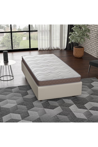 Mobpazar Açelya Full Ortopedik Bamboo Yatak,Nefes Alan Örme Kumaşlı,90 x 180 CM