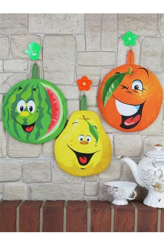 Cherir "neşeli Sebzeler" Seti 17 21cm 3 Adet + 34 48cm 3 Adet 293472740 Gri