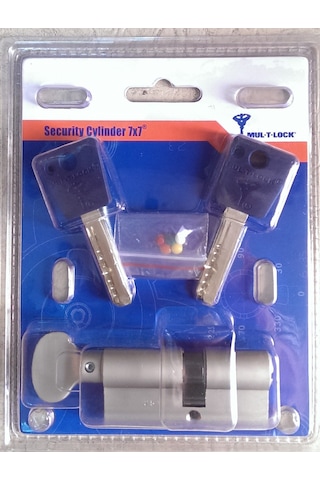 Multlock 7x7 Mandallı Tuzaklı Barel 3 Anahtarlı 69 Mm
