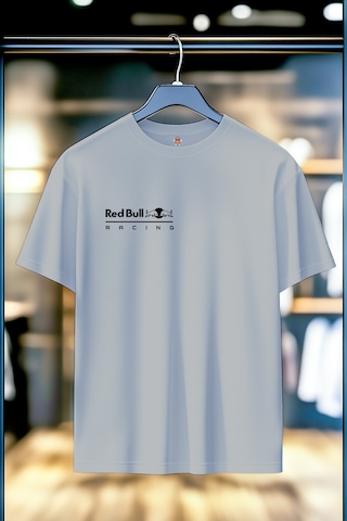 Book Orbook Max Verstappen Redbull Racıng %100 Pamuk Sırt Baskılı Heavy Cotton Premıum Kalite T-shırt Y363 Gri