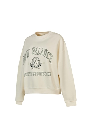 New Balance Nb Lifestyle Kadın Sweatshirt-beyaz