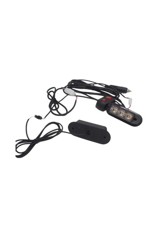 Çakar Lamba 3x2 Led 12w 12 24v Amber Amber / Lapa197