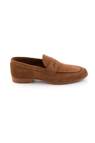 Taba Hakiki Deri Erkek Loafer Ayakkabı E01549024402 Taba