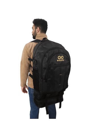 Baggor Siyah 90 L Outdoor Sırt Çantası Siyah