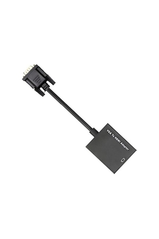 Besthome1 Vga-hdmi Dönüştürücü Kablosu - Bilgisayar-tv Hd Video Ses Aktarımı, Bölünmüş Tasarım