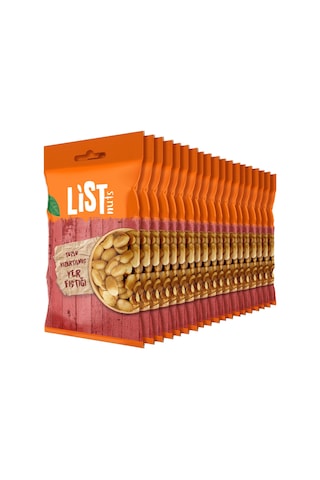List Nuts Tuzlu Kızartılmış Yer Fıstığı 20 x 40 G