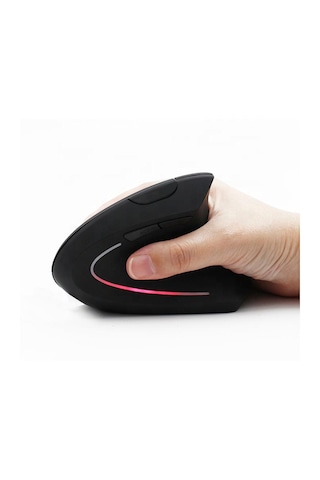 Cr74 Ergonomik Dikey Şarjlı Çift Modlu Mouse Bluetooth 5.0 + 2.4ghz Usb Alıcı, 800-1600 Dpı