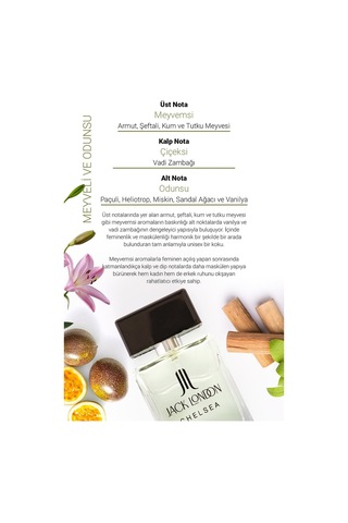 Jack London Chelsea Unisex Parfüm EDT 50 ML