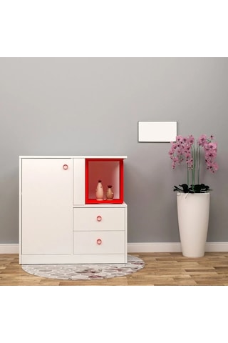 Modern Şifonyer Mdf Sis Gri