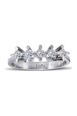 Lova G Renk 0,30 Karat Pırlanta Beştaş Yüzük - 1070067