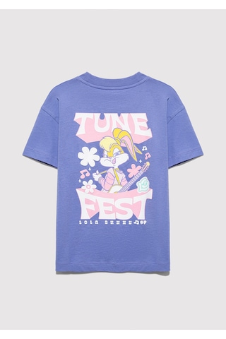 Mavi - Lola Bunny Baskılı Mor Tişört 7610416-70662 Mor