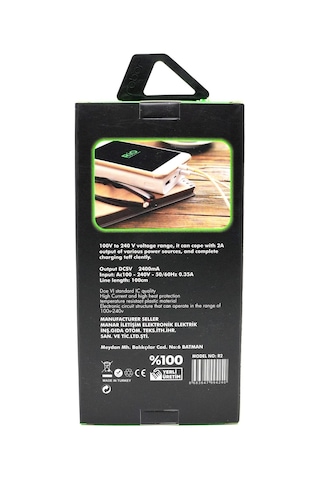 Rio Tech Type-c 2.4a Hızlı Şarj Adapteri