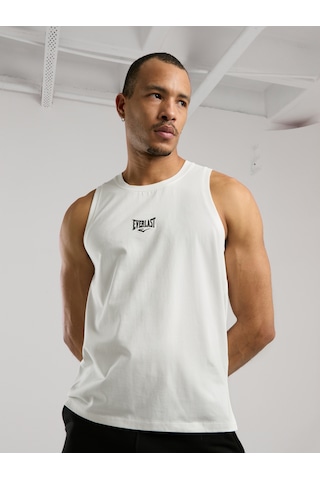 Everlast Ever Essentials Regular Beyaz Erkek Kolsuz Tişört Beyaz
