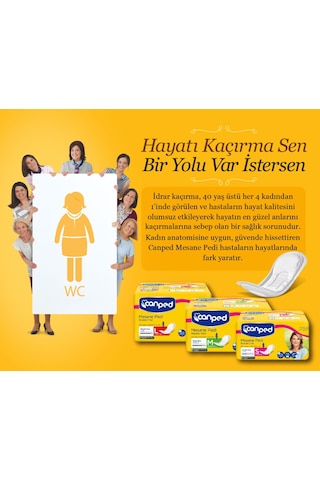Canped Mesane Pedi Klasik M-Orta Boy 120 Adet