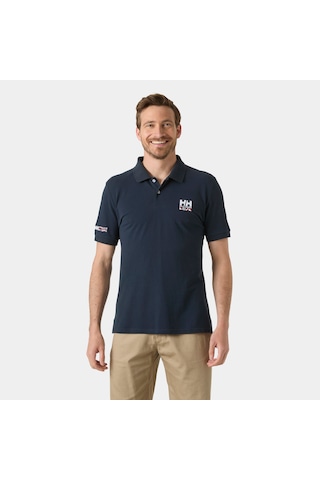 Helly Hansen Messina Graphic Fitted Erkek T-shirt-32467 Lacivert