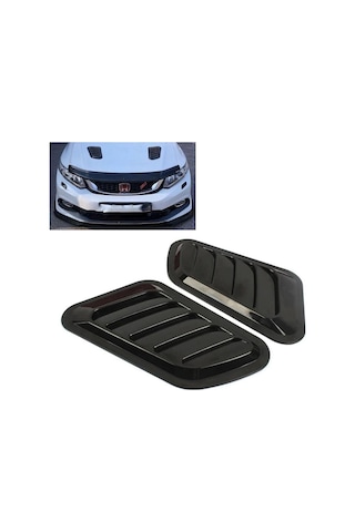 Kaput Üstü Havalandırma Izgarası Piano Black Abs Plastik Vent