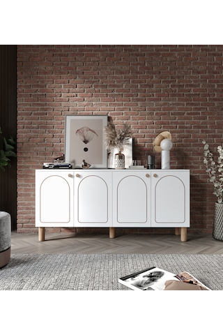 Duru 4 Kapaklı Çok Amaçlı Bohem Konsol, Bohem Yüksek Konsol