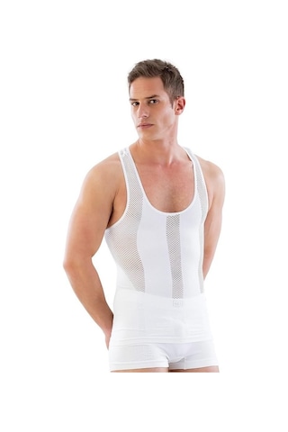 Emay Dikişsiz Fileli Korse Atlet Toparlayıcı E1009