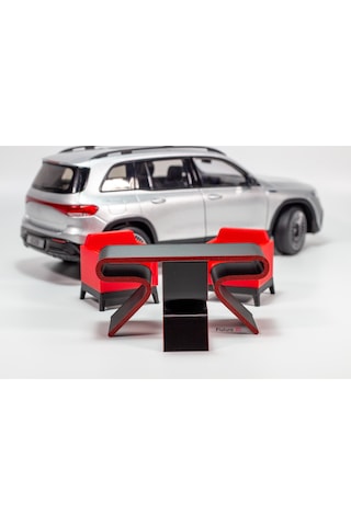 1/18 Ölçek Diorama Masa-koltuk Takımı Seti, Ofis Dioraması, Diorama Seti