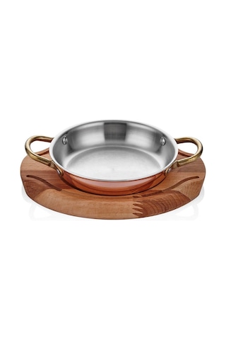 Mm Bakır Yumurta Sahanı 14 Cm +nihale Bakır