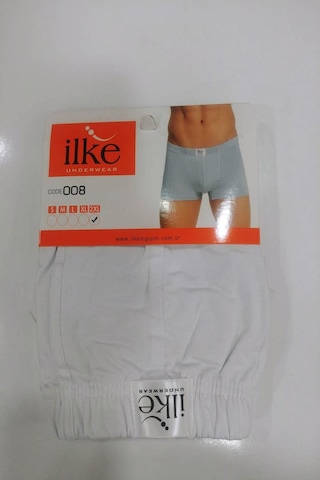 İlke İç Giyim Ilke Erkek Pamuklu Likralı Boxer 008 - 3 Adet