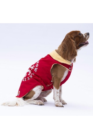 Kırmızı Yukon Yelek Köpek Yeleği Köpek Kıyafeti Köpek Yağmurluk