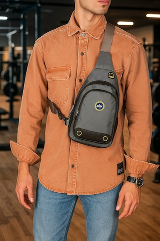 NEWİSH POLO BODY BAG ÇAPRAZ GÖĞÜS VE SIRT ÇANTASI-GRİ QATRO 2260 Gri