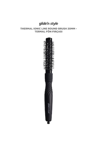 Glide'n Style Thermal Ionic Line Round Brush 20 MM Termal Fön Fırçası