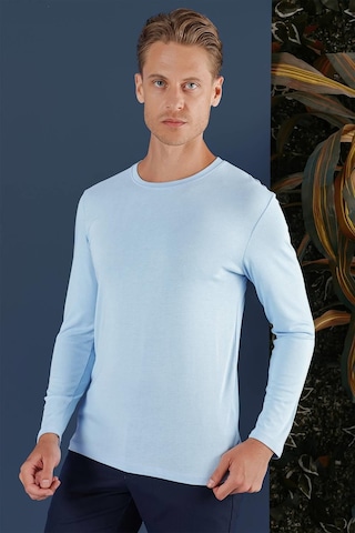 Efor Ts 870 Slim Fit Mavi Spor T-shirt Mavi