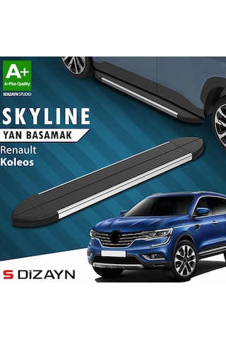 S-dizayn Renault Koleos 2 Skyline Krom Yan Basamak 163 Cm 2016 Üzeri A+ Kalite