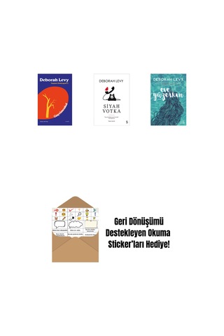 Gayrimenkul + Siyah Votka + Eve Yüzerken + Okuma Sticker'ları