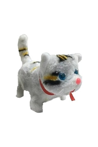 Oyuncak Kedi Sesli Pilli Yürüyen Kedi