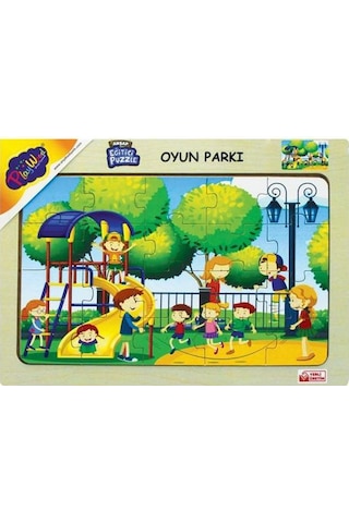 Playwood Ahşap Eğitici Puzzle Oyun Parkı Ony176