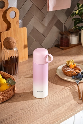 Karaca Candy Çelik Sızdırmaz Termos Pembe 500 Ml Pembe
